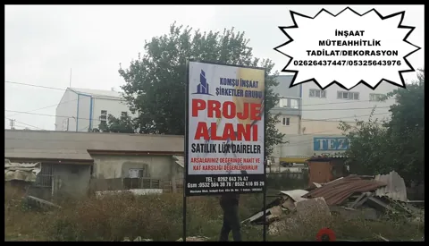 Kentsel dönüşüm - müteahhitlik