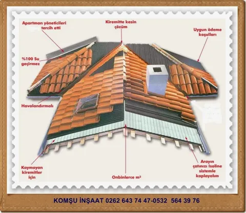 Çatı işleri,tadilat işleri